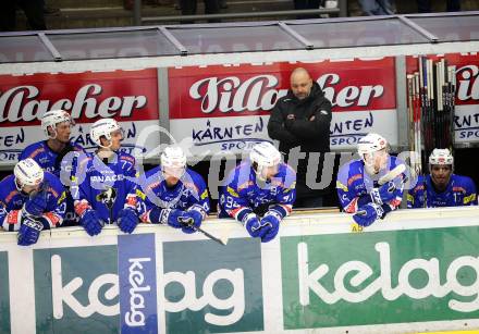 EBEL. Eishockey Bundesliga. EC VSV gegen Vienna Capitals.  Trainer Gerhard Unterluggauer (VSV). Villach, am 2.12.2018.
Foto: Kuess 


---
pressefotos, pressefotografie, kuess, qs, qspictures, sport, bild, bilder, bilddatenbank