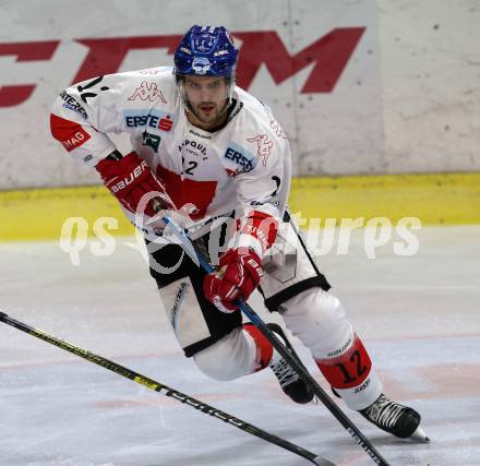 EBEL. Eishockey Bundesliga. KAC gegen	HC TWK Innsbruck (Die Haie).  Andrew Michael Yogan  (Innsbruck). Klagenfurt, am 2.12.2018.
Foto: Kuess

---
pressefotos, pressefotografie, kuess, qs, qspictures, sport, bild, bilder, bilddatenbank