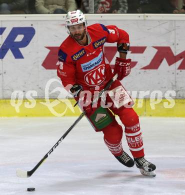 EBEL. Eishockey Bundesliga. KAC gegen	HCB Suedtirol Alperia. David Joseph Fischer (KAC). Klagenfurt, am 9.12.2018.
Foto: Kuess

---
pressefotos, pressefotografie, kuess, qs, qspictures, sport, bild, bilder, bilddatenbank