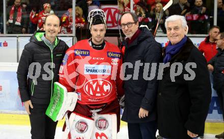 EBEL. Eishockey Bundesliga. KAC gegen	HCB Suedtirol Alperia. Lars Haugen (KAC). Klagenfurt, am 9.12.2018.
Foto: Kuess

---
pressefotos, pressefotografie, kuess, qs, qspictures, sport, bild, bilder, bilddatenbank