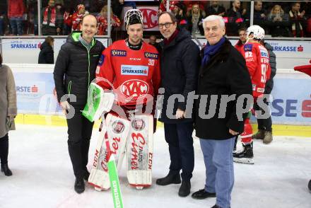 EBEL. Eishockey Bundesliga. KAC gegen	HCB Suedtirol Alperia. Lars Haugen (KAC). Klagenfurt, am 9.12.2018.
Foto: Kuess

---
pressefotos, pressefotografie, kuess, qs, qspictures, sport, bild, bilder, bilddatenbank