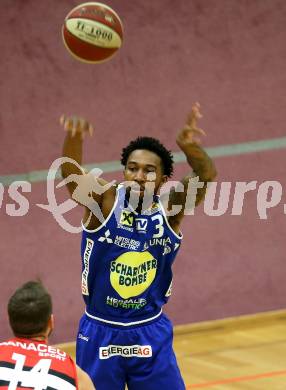 Basketball OEBV Cup. Raiders Villach gegen Swans Gmunden. Chance Murray  (Gmunden). Villach, am 13.12.2018.
Foto: Kuess
---
pressefotos, pressefotografie, kuess, qs, qspictures, sport, bild, bilder, bilddatenbank