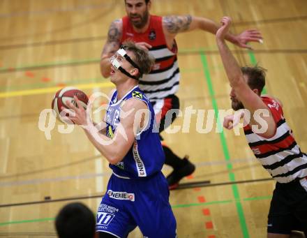 Basketball OEBV Cup. Raiders Villach gegen Swans Gmunden. Mathias Linortner  (Gmunden). Villach, am 13.12.2018.
Foto: Kuess
---
pressefotos, pressefotografie, kuess, qs, qspictures, sport, bild, bilder, bilddatenbank