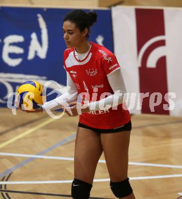 WVL. Volleyball BUndesliga Frauen. ATSC Wildcats Klagenfurt gegen SG Prinz Brunnenbau Volleys.  Noemi Laura Oiwoh (Wildcats). Klagenfurt, am 15.12.2018.
Foto: Kuess
---
pressefotos, pressefotografie, kuess, qs, qspictures, sport, bild, bilder, bilddatenbank