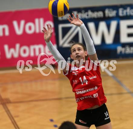 WVL. Volleyball BUndesliga Frauen. ATSC Wildcats Klagenfurt gegen SG Prinz Brunnenbau Volleys.  Daniela Katz (Wildcats). Klagenfurt, am 15.12.2018.
Foto: Kuess
---
pressefotos, pressefotografie, kuess, qs, qspictures, sport, bild, bilder, bilddatenbank