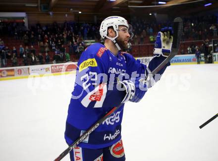 EBEL. Eishockey Bundesliga. EC VSV gegen EC Red Bull Salzburg. Yann Sauve  (VSV). Villach, am 21.12.2018.
Foto: Kuess 


---
pressefotos, pressefotografie, kuess, qs, qspictures, sport, bild, bilder, bilddatenbank