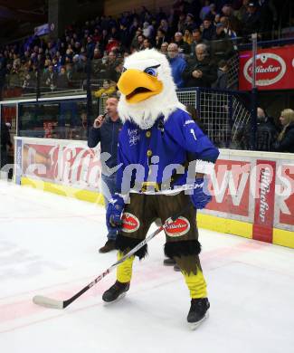 EBEL. Eishockey Bundesliga. EC VSV gegen EC Red Bull Salzburg.  Maskottchen Villi (VSV). Villach, am 21.12.2018.
Foto: Kuess 
---
pressefotos, pressefotografie, kuess, qs, qspictures, sport, bild, bilder, bilddatenbank