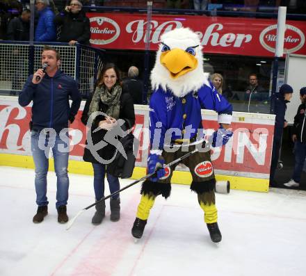 EBEL. Eishockey Bundesliga. EC VSV gegen EC Red Bull Salzburg.  Maskottchen Villi (VSV). Villach, am 21.12.2018.
Foto: Kuess 
---
pressefotos, pressefotografie, kuess, qs, qspictures, sport, bild, bilder, bilddatenbank