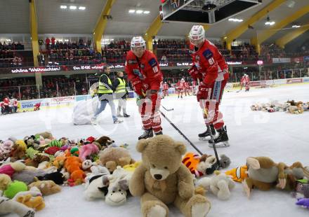 EBEL. Eishockey Bundesliga. KAC gegen	spusu Vienna Capitals. Harand Patrick, Richter Marco (KAC). Klagenfurt, am 23.12.2018.
Foto: Kuess

---
pressefotos, pressefotografie, kuess, qs, qspictures, sport, bild, bilder, bilddatenbank