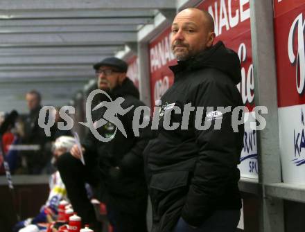 EBEL. Eishockey Bundesliga. EC VSV gegen KHL Medvescak Zagreb. Trainer Gerhard Unterluggauer, Co-Trainer Markus Peintner  (VSV). Villach, am 26.12.2018.
Foto: Kuess 


---
pressefotos, pressefotografie, kuess, qs, qspictures, sport, bild, bilder, bilddatenbank