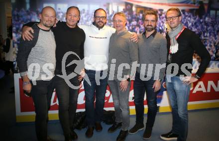 EBEL. Eishockey Bundesliga. EC VSV gegen KHL Medvescak Zagreb.  Christian Kresse, Gerald Rauchenwald, Marc Baumann, Gerd Bacher, Andreas Schwab, Peter Peschel (VSV). Villach, am 26.12.2018.
Foto: Kuess 


---
pressefotos, pressefotografie, kuess, qs, qspictures, sport, bild, bilder, bilddatenbank