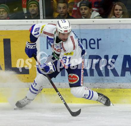 EBEL. Eishockey Bundesliga. KAC gegen	VSV.  Patrick Spannring (VSV). Klagenfurt, am 28.12.2018.
Foto: Kuess

---
pressefotos, pressefotografie, kuess, qs, qspictures, sport, bild, bilder, bilddatenbank