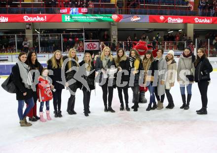 EBEL. Eishockey Bundesliga. KAC gegen	Moser Medical Graz99ers. Spielerfrauen Charity (KAC). Klagenfurt, am 4.1.2019.
Foto: Kuess

---
pressefotos, pressefotografie, kuess, qs, qspictures, sport, bild, bilder, bilddatenbank