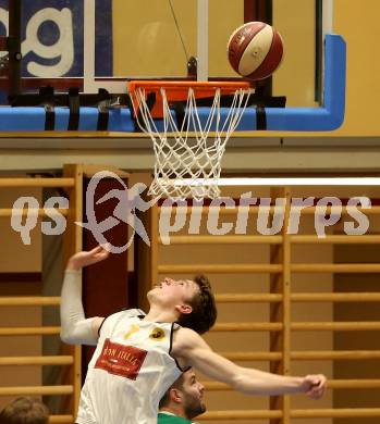 Basketball 2. Bundesliga. Grunddurchgang 13. Runde. Woerthersee Piraten gegen KOS Celovec.  Lukas Simoner (Woerthersee Piraten). Klagenfurt, am 5.1.2019.
Foto: Kuess
---
pressefotos, pressefotografie, kuess, qs, qspictures, sport, bild, bilder, bilddatenbank