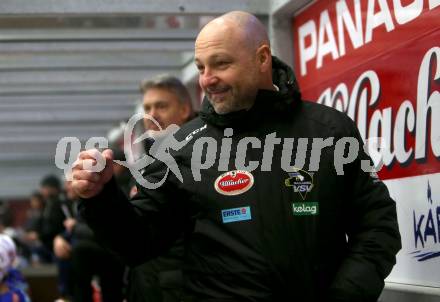 EBEL. Eishockey Bundesliga. EC VSV gegen HC Orli Znojmo. Trainer Gerhard Unterluggauer  (VSV). Villach, am 11.1.2019.
Foto: Kuess 


---
pressefotos, pressefotografie, kuess, qs, qspictures, sport, bild, bilder, bilddatenbank
