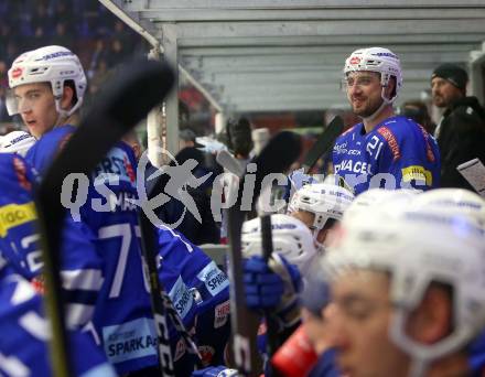 EBEL. Eishockey Bundesliga. EC VSV gegen HC Orli Znojmo.  Matthew Pelech (VSV). Villach, am 11.1.2019.
Foto: Kuess 


---
pressefotos, pressefotografie, kuess, qs, qspictures, sport, bild, bilder, bilddatenbank