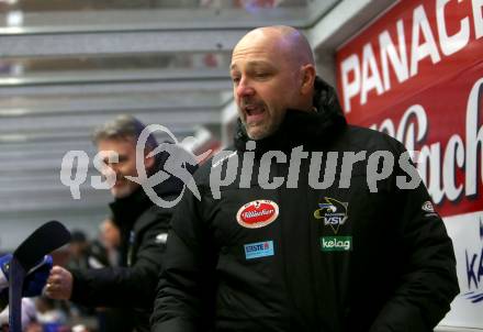 EBEL. Eishockey Bundesliga. EC VSV gegen HC Orli Znojmo. Trainer Gerhard Unterluggauer  (VSV). Villach, am 11.1.2019.
Foto: Kuess 


---
pressefotos, pressefotografie, kuess, qs, qspictures, sport, bild, bilder, bilddatenbank