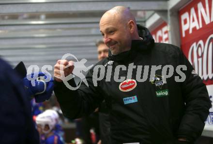 EBEL. Eishockey Bundesliga. EC VSV gegen HC Orli Znojmo. Trainer Gerhard Unterluggauer  (VSV). Villach, am 11.1.2019.
Foto: Kuess 


---
pressefotos, pressefotografie, kuess, qs, qspictures, sport, bild, bilder, bilddatenbank