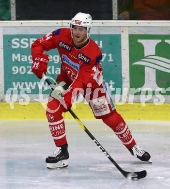 EBEL. Eishockey Bundesliga. KAC gegen	Dornbirn Bulldogs. Adam Comrie (KAC). Klagenfurt, am 13.1.2019.
Foto: Kuess

---
pressefotos, pressefotografie, kuess, qs, qspictures, sport, bild, bilder, bilddatenbank