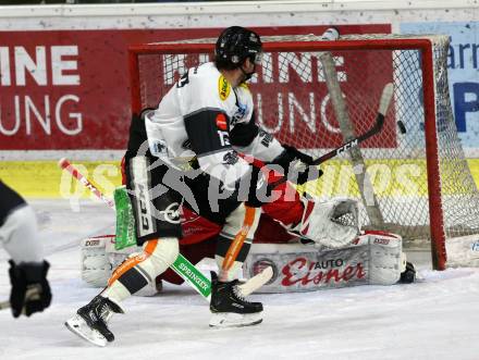 EBEL. Eishockey Bundesliga. KAC gegen	Dornbirn Bulldogs.  Brendan O Donell (Dornbirn). Klagenfurt, am 13.1.2019.
Foto: Kuess

---
pressefotos, pressefotografie, kuess, qs, qspictures, sport, bild, bilder, bilddatenbank