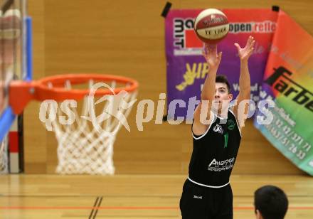 Basketball 2. Bundesliga. Grunddurchgang 15. Runde. Raiders Villach gegen Deutsch Wagram Alligators.  Patrick Schmid (Deutsch Wagram Alligators). Klagenfurt, am 20.1.2019.
Foto: Kuess
---
pressefotos, pressefotografie, kuess, qs, qspictures, sport, bild, bilder, bilddatenbank