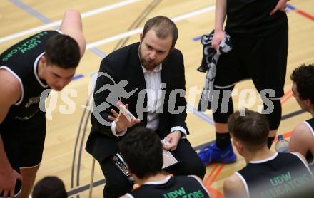 Basketball 2. Bundesliga. Grunddurchgang 15. Runde. Raiders Villach gegen Deutsch Wagram Alligators.  Trainer Stefan Grassegger (Deutsch Wagram Alligators). Klagenfurt, am 20.1.2019.
Foto: Kuess
---
pressefotos, pressefotografie, kuess, qs, qspictures, sport, bild, bilder, bilddatenbank