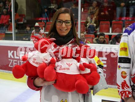 EBEL. Eishockey Bundesliga. KAC gegen	HC Orli Znojmo.  Ehrung Jamie Lundmark.   Klagenfurt, am 27.1.2019.
Foto: Kuess

---
pressefotos, pressefotografie, kuess, qs, qspictures, sport, bild, bilder, bilddatenbank