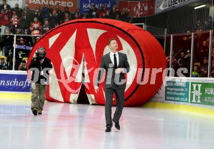 EBEL. Eishockey Bundesliga. KAC gegen	HC Orli Znojmo.  Ehrung Jamie Lundmark. Fans.  Klagenfurt, am 27.1.2019.
Foto: Kuess

---
pressefotos, pressefotografie, kuess, qs, qspictures, sport, bild, bilder, bilddatenbank