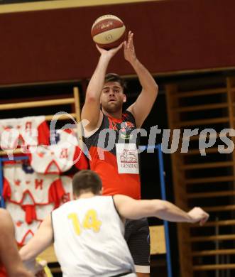 Basketball 2. Bundesliga. Grunddurchgang 17. Runde. Woerthersee Piraten gegen UBC St. Poelten.  Dorian Lacic (St. Poelten). Klagenfurt, am 2.2.2019.
Foto: Kuess
---
pressefotos, pressefotografie, kuess, qs, qspictures, sport, bild, bilder, bilddatenbank