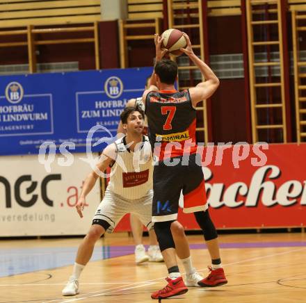 Basketball 2. Bundesliga. Grunddurchgang 17. Runde. Woerthersee Piraten gegen UBC St. Poelten. Sebastian Schaal  (Woerthersee Piraten), Martin Speiser (St. Poelten). Klagenfurt, am 2.2.2019.
Foto: Kuess
---
pressefotos, pressefotografie, kuess, qs, qspictures, sport, bild, bilder, bilddatenbank