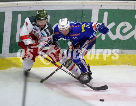 EBEL. Eishockey Bundesliga. EC VSV gegen HCB Suedtirol Alperia.  Alexander Lahoda, (VSV), Timothy Campbell  (Bozen). Villach, am 3.2.2019.
Foto: Kuess 


---
pressefotos, pressefotografie, kuess, qs, qspictures, sport, bild, bilder, bilddatenbank