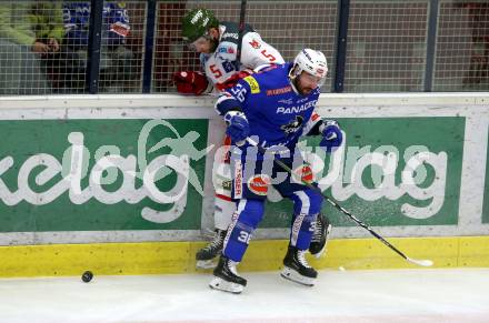 EBEL. Eishockey Bundesliga. EC VSV gegen HCB Suedtirol Alperia.  Jerry Pollstrone,  (VSV), Matthew MacKenzie (Bozen). Villach, am 3.2.2019.
Foto: Kuess 


---
pressefotos, pressefotografie, kuess, qs, qspictures, sport, bild, bilder, bilddatenbank