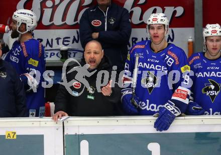 EBEL. Eishockey Bundesliga. EC VSV gegen HCB Suedtirol Alperia.  Trainer Gerhard Unterluggauer (VSV). Villach, am 3.2.2019.
Foto: Kuess 


---
pressefotos, pressefotografie, kuess, qs, qspictures, sport, bild, bilder, bilddatenbank