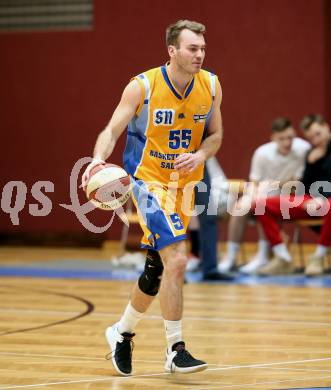 Basketball 2. Bundesliga. Grunddurchgang 18. Runde. KOS Celovec gegen   	BBU Salzburg.  Luka Milovac (Salzburg). Klagenfurt, am 9.2.2019.
Foto: Kuess
---
pressefotos, pressefotografie, kuess, qs, qspictures, sport, bild, bilder, bilddatenbank