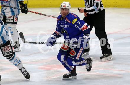 EBEL. Eishockey Bundesliga. EC VSV gegen EHC Liwest Black Wings Linz.   Justin Maylan (VSV). Villach, am 14.2.2019.
Foto: Kuess 


---
pressefotos, pressefotografie, kuess, qs, qspictures, sport, bild, bilder, bilddatenbank