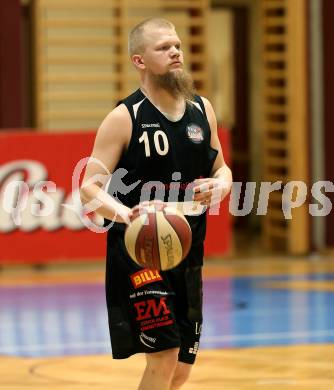 Basketball 2. Bundesliga. Grunddurchgang 19. Runde. Woerthersee Piraten gegen BK Mattersburg Rocks.  Claudio Vancura  (Mattersburg). Klagenfurt, am 16.2.2019.
Foto: Kuess
---
pressefotos, pressefotografie, kuess, qs, qspictures, sport, bild, bilder, bilddatenbank