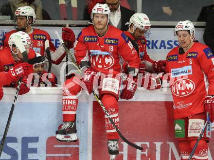 EBEL. Eishockey Bundesliga. KAC gegen	Moser Medical Graz99ers.  Stefan Geier (KAC). Klagenfurt, am 22.2.2019.
Foto: Kuess

---
pressefotos, pressefotografie, kuess, qs, qspictures, sport, bild, bilder, bilddatenbank
