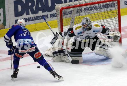 EBEL. Eishockey Bundesliga. EC VSV gegen DEC Dornbirn Bulldogs.  Justin Maylan,  (VSV), Miroslav Svoboda (Dornbirn). Villach, am 24.2.2019.
Foto: Kuess 


---
pressefotos, pressefotografie, kuess, qs, qspictures, sport, bild, bilder, bilddatenbank