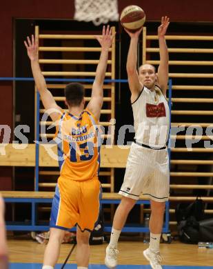 Basketball 2. Bundesliga. Grunddurchgang 21. Runde. Woerthersee Piraten gegen BBU Salzburg.  Sead Mulalic (Woerthersee Piraten), Rejhan Sahinovic (Salzburg). Klagenfurt, am 2.3.2019.
Foto: Kuess
---
pressefotos, pressefotografie, kuess, qs, qspictures, sport, bild, bilder, bilddatenbank