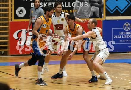 Basketball 2. Bundesliga. Grunddurchgang 21. Runde. Woerthersee Piraten gegen BBU Salzburg.  Sead Mulalic, Sebastian Schaal (Woerthersee Piraten),  Dimitris Mouratoglou, Dusan Oluic (Salzburg). Klagenfurt, am 2.3.2019.
Foto: Kuess
---
pressefotos, pressefotografie, kuess, qs, qspictures, sport, bild, bilder, bilddatenbank