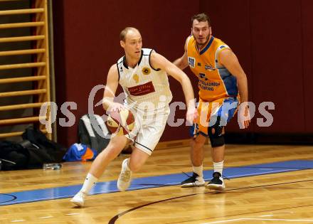Basketball 2. Bundesliga. Grunddurchgang 21. Runde. Woerthersee Piraten gegen BBU Salzburg.  Sead Mulalic (Woerthersee Piraten), Luka Milovac (Salzburg). Klagenfurt, am 2.3.2019.
Foto: Kuess
---
pressefotos, pressefotografie, kuess, qs, qspictures, sport, bild, bilder, bilddatenbank