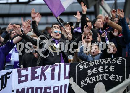 Fussball. 2. Liga. âSK Austria Klagenfurt gegen FC Blau Weiss Linz.  Fans (Klagenfurt). Klagenfurt, 3.3.2019.
Foto: Kuess
---
pressefotos, pressefotografie, kuess, qs, qspictures, sport, bild, bilder, bilddatenbank