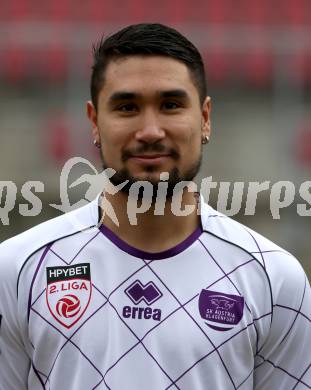 Fussball. 2. Liga. âSK Austria Klagenfurt. Mannschaftsfototermin.  Maximiliano Moreira. Klagenfurt, 26.2.2019.
Foto: Kuess
---
pressefotos, pressefotografie, kuess, qs, qspictures, sport, bild, bilder, bilddatenbank