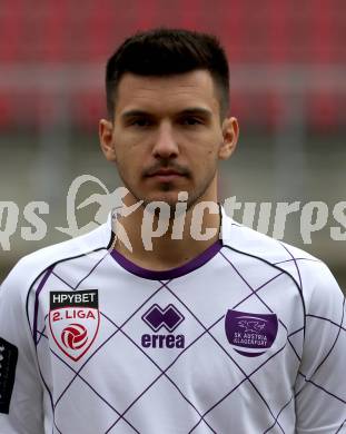 Fussball. 2. Liga. âSK Austria Klagenfurt. Mannschaftsfototermin.  Patrik Dzalto. Klagenfurt, 26.2.2019.
Foto: Kuess
---
pressefotos, pressefotografie, kuess, qs, qspictures, sport, bild, bilder, bilddatenbank