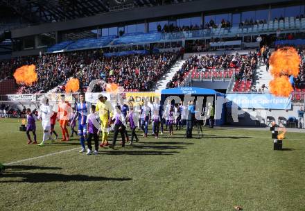 Fussball. 2. Liga. âSK Austria Klagenfurt gegen FC Blau Weiss Linz.  (Klagenfurt). Klagenfurt, 3.3.2019.
Foto: Kuess
---
pressefotos, pressefotografie, kuess, qs, qspictures, sport, bild, bilder, bilddatenbank