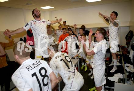 Fussball. 2. Liga. âSK Austria Klagenfurt gegen FC Blau Weiss Linz.  Jubel (Klagenfurt). Klagenfurt, 3.3.2019.
Foto: Kuess
---
pressefotos, pressefotografie, kuess, qs, qspictures, sport, bild, bilder, bilddatenbank