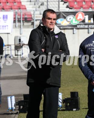 Fussball. 2. Liga. âSK Austria Klagenfurt gegen FC Blau Weiss Linz.  Trainer Robert Micheu (Klagenfurt). Klagenfurt, 3.3.2019.
Foto: Kuess
---
pressefotos, pressefotografie, kuess, qs, qspictures, sport, bild, bilder, bilddatenbank