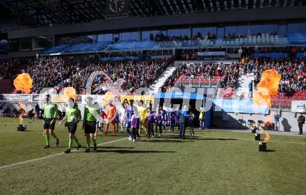 Fussball. 2. Liga. âSK Austria Klagenfurt gegen FC Blau Weiss Linz.  (Klagenfurt). Klagenfurt, 3.3.2019.
Foto: Kuess
---
pressefotos, pressefotografie, kuess, qs, qspictures, sport, bild, bilder, bilddatenbank