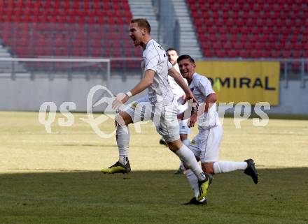 Fussball. 2. Liga. âSK Austria Klagenfurt gegen FC Blau Weiss Linz.  Torjubel Markus Rusek (Klagenfurt). Klagenfurt, 3.3.2019.
Foto: Kuess
---
pressefotos, pressefotografie, kuess, qs, qspictures, sport, bild, bilder, bilddatenbank