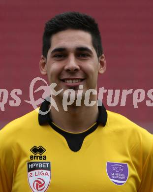 Fussball. 2. Liga. âSK Austria Klagenfurt. Mannschaftsfototermin.  Ivan Joel Garcia Fuentes Glavinic. Klagenfurt, 26.2.2019.
Foto: Kuess
---
pressefotos, pressefotografie, kuess, qs, qspictures, sport, bild, bilder, bilddatenbank